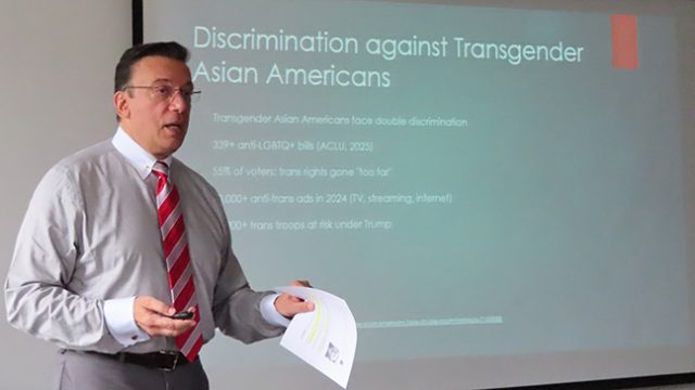 Bill Prasad speaker Asian Trans discrimination