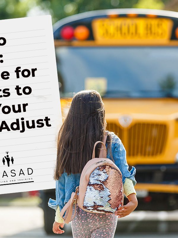 Back to School Guide written on notebook over image of student girl walking to school bus